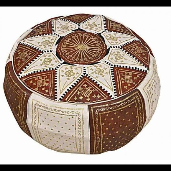 Beautiful poufs 🔥 🔥 🔥 100% leather 100% handmade 🔥 🔥 🔥 - Picture 2 of 4